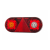 Lampa zespolona tylna z trójkątem odblask. HOR 105, STELLA, diodowa 12/24 V, lewa (6-funkcyjna, przewód okrągły 6x0,5 mm2, długość 2 m)